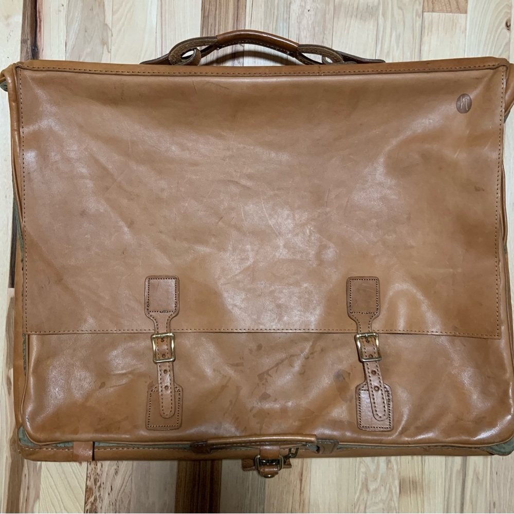 Vintage 1978 Hartman Leather Garment Bag